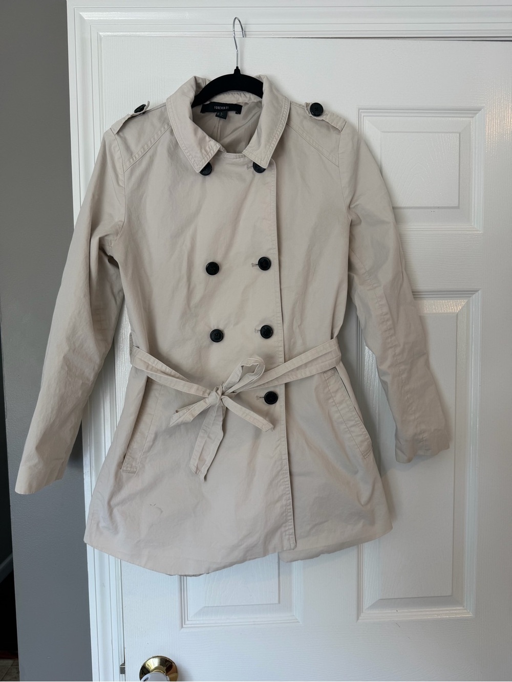Trench Coat with Belt, size small